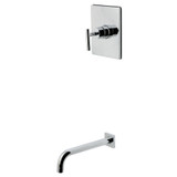 Kingston Brass Manhattan Single-Handle Pressure Balanced Tub Faucet, Polished Chrome - KB6341CMLTO